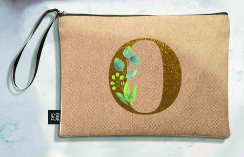 Sac à main Lettre O (Modèles variés) (25 × 18 × 1 cm)